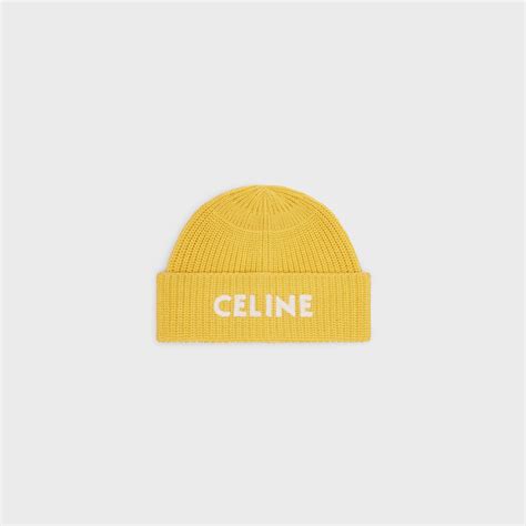 celine knit hat|celine men's hat.